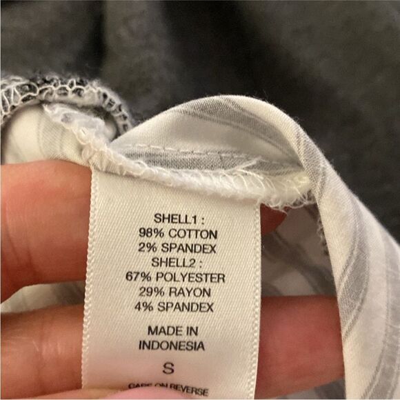 New York Company Striped Black and White Women's Top, S - Picture 8 of 8